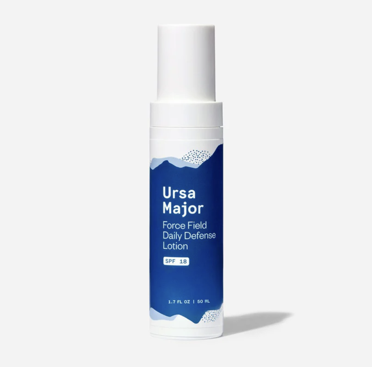 bottle of ursa major force field daily defense lotion