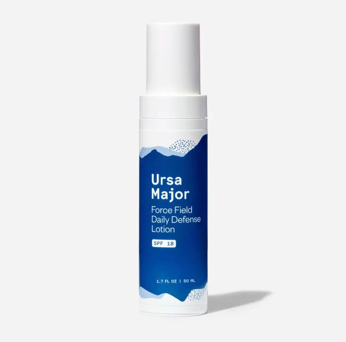 bottle of ursa major force field daily defense lotion