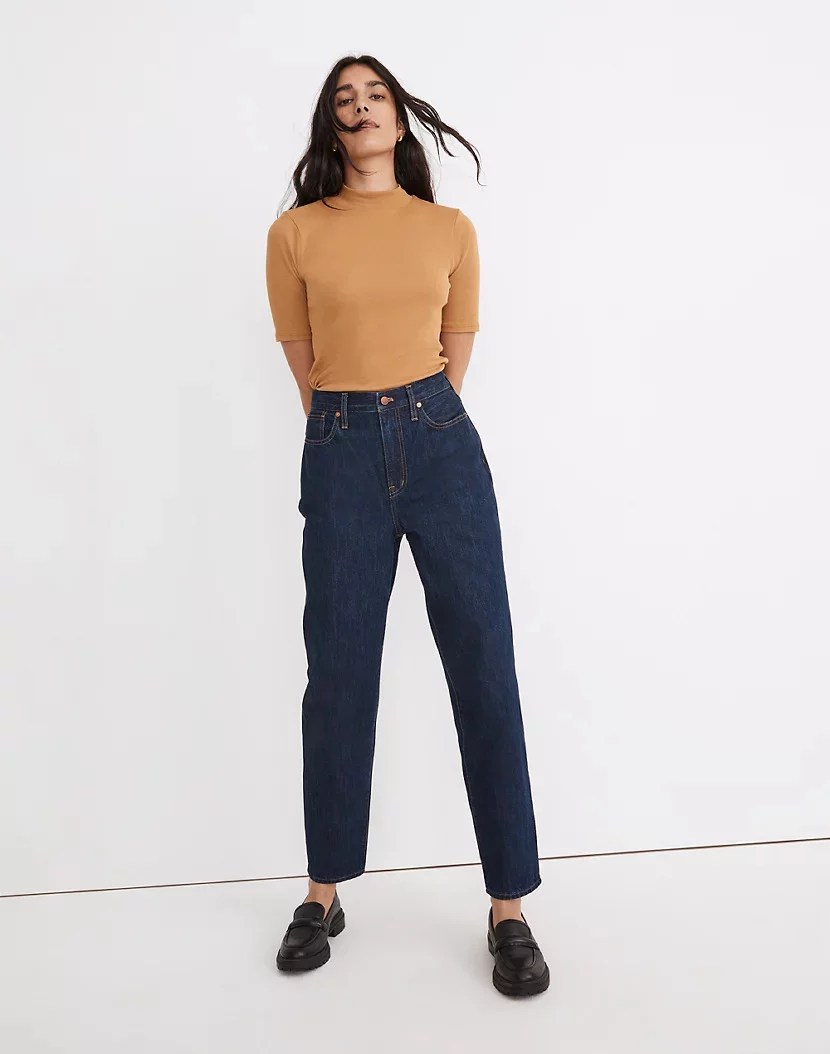 madewell baggy tapered jeans