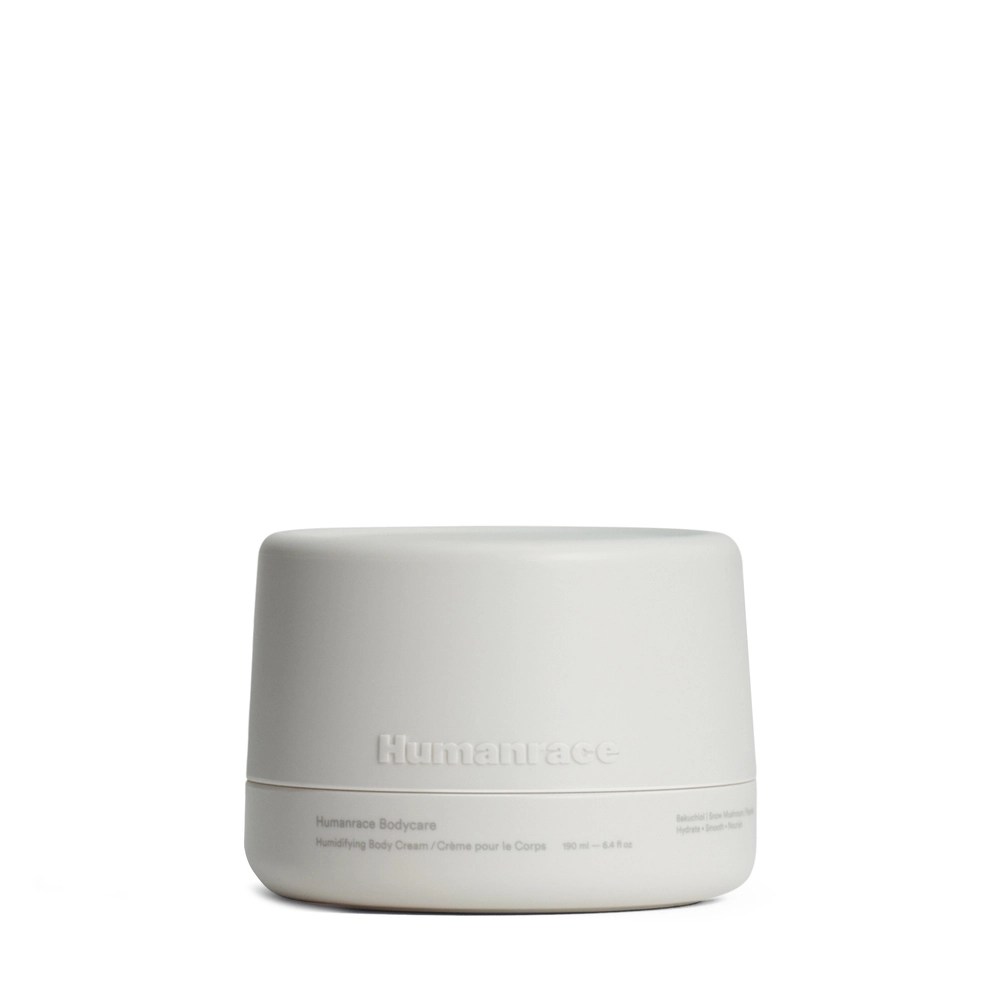 humanrace humidifying body cream tub on a white background