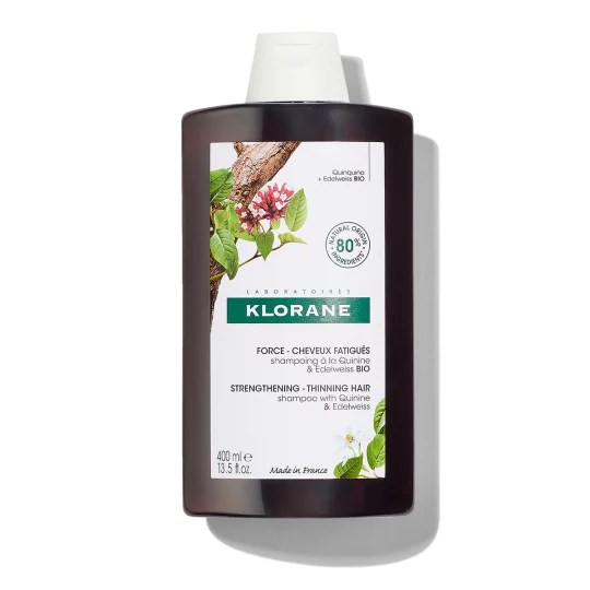photo of klorane strengthening shampoo