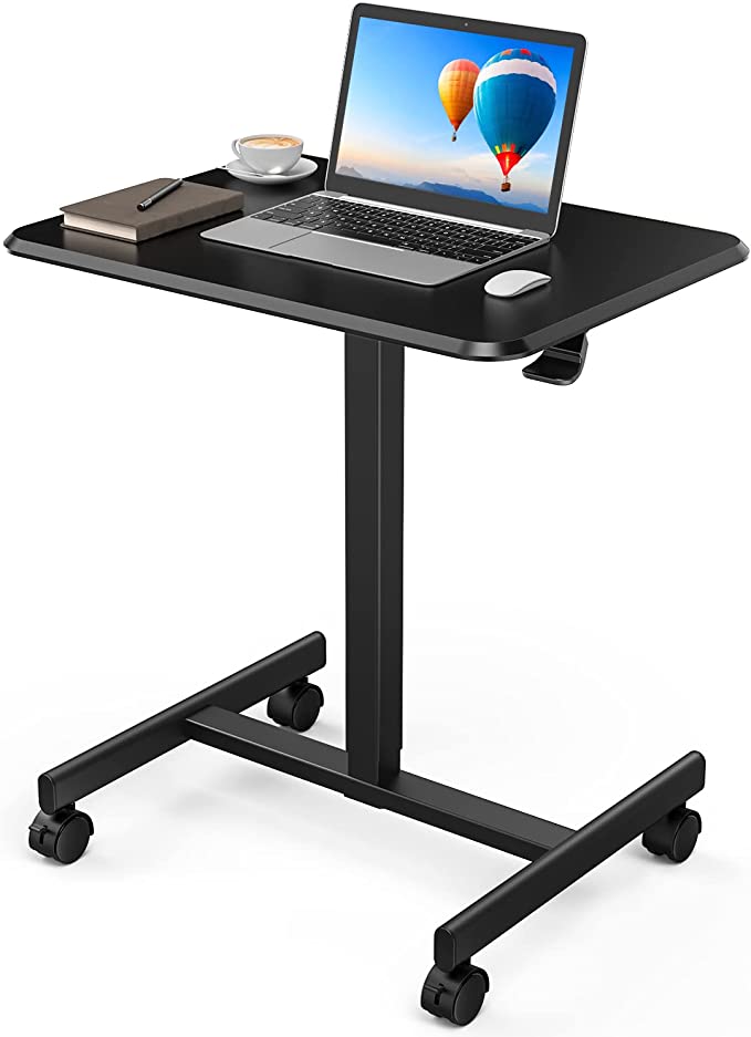 complacent mobile standing desk