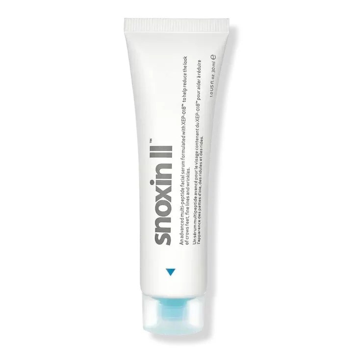 A tube of Indeed Labs Snoxin II Serum.