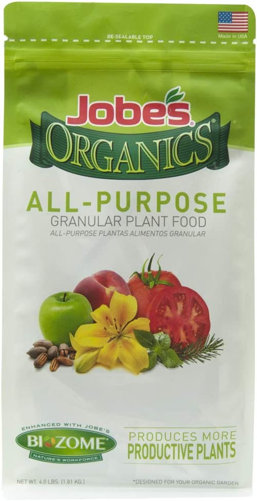 Jobe’s Organics Organic All-Purpose Granular Fertilizer in 4-pound size