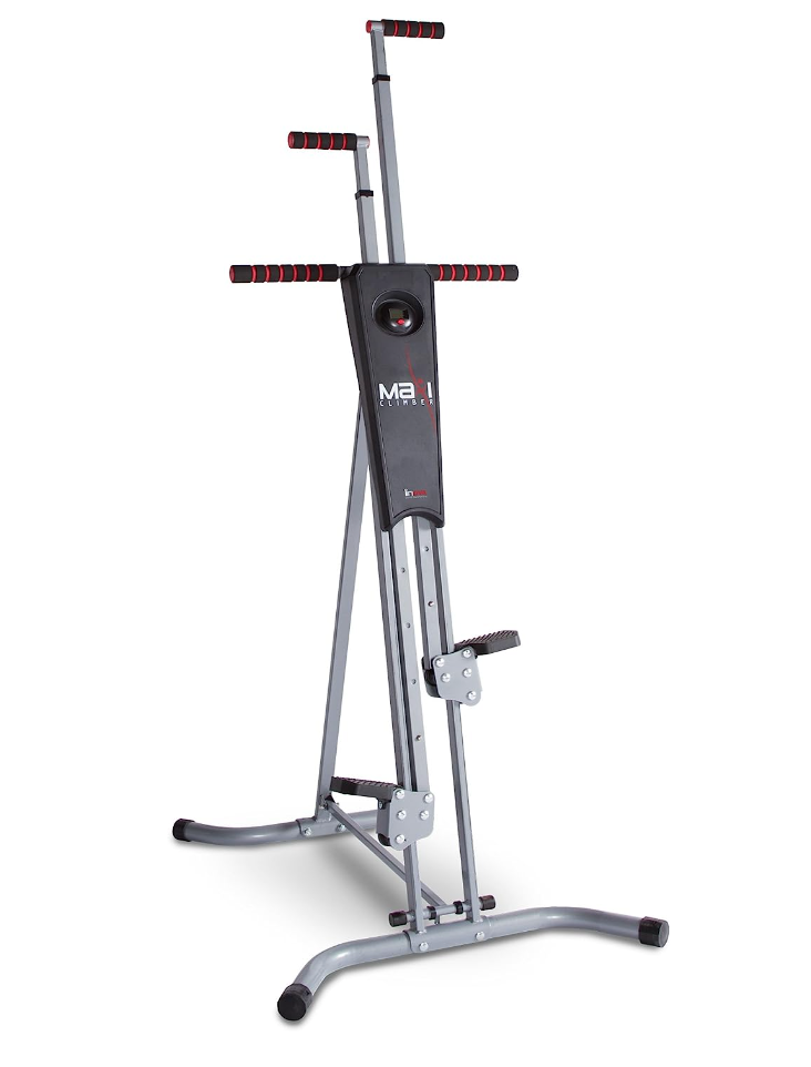 A picture of the maxiclimber vertical climber for at-home stepper workouts