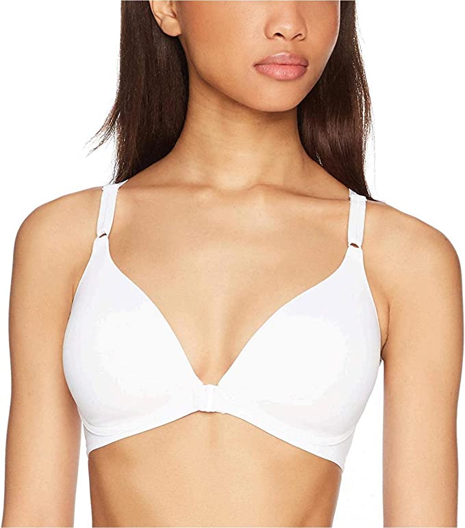 white warners play it cool moisture wicking front closure bras for seniors
