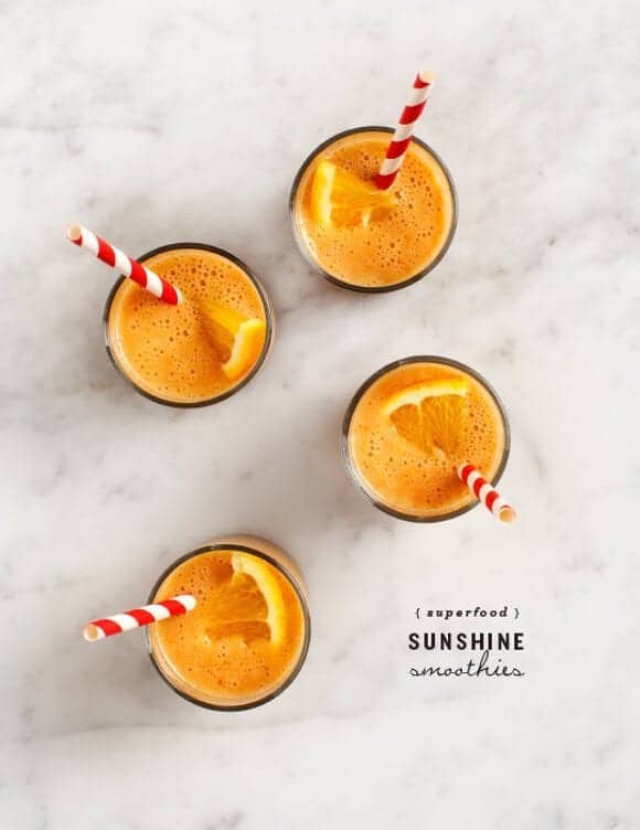 calcium-rich vegan recipes orange smoothie