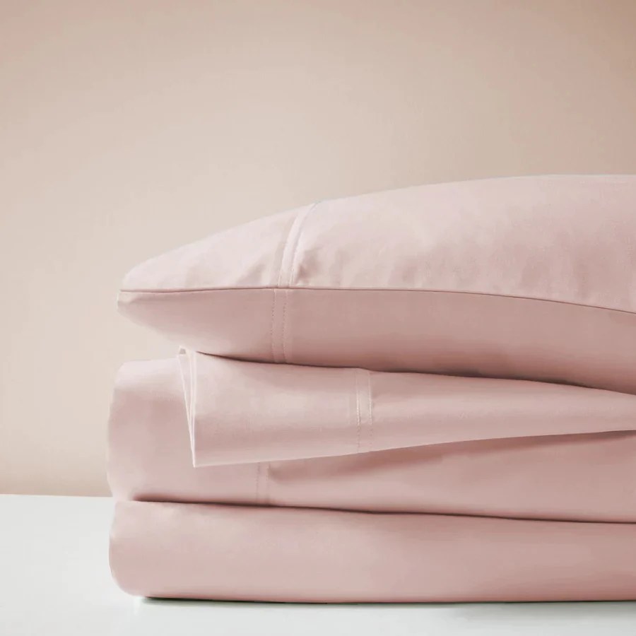 pink eucalypso classic sheets, one of the best bed sheets for eczema