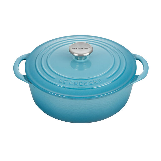 le creuset shallow round oven