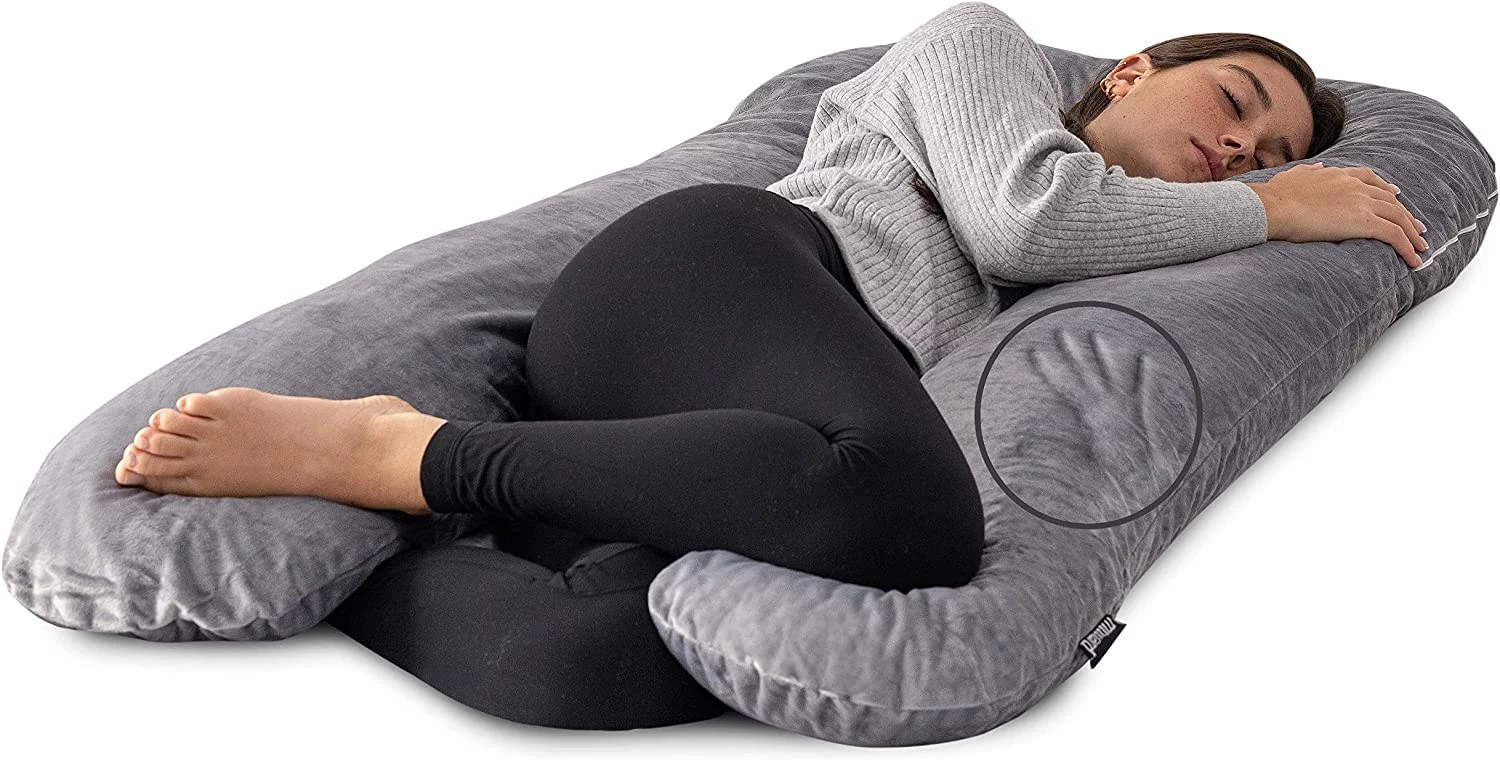 milliard u shaped body pillow, one of the best pillows for side sleepers