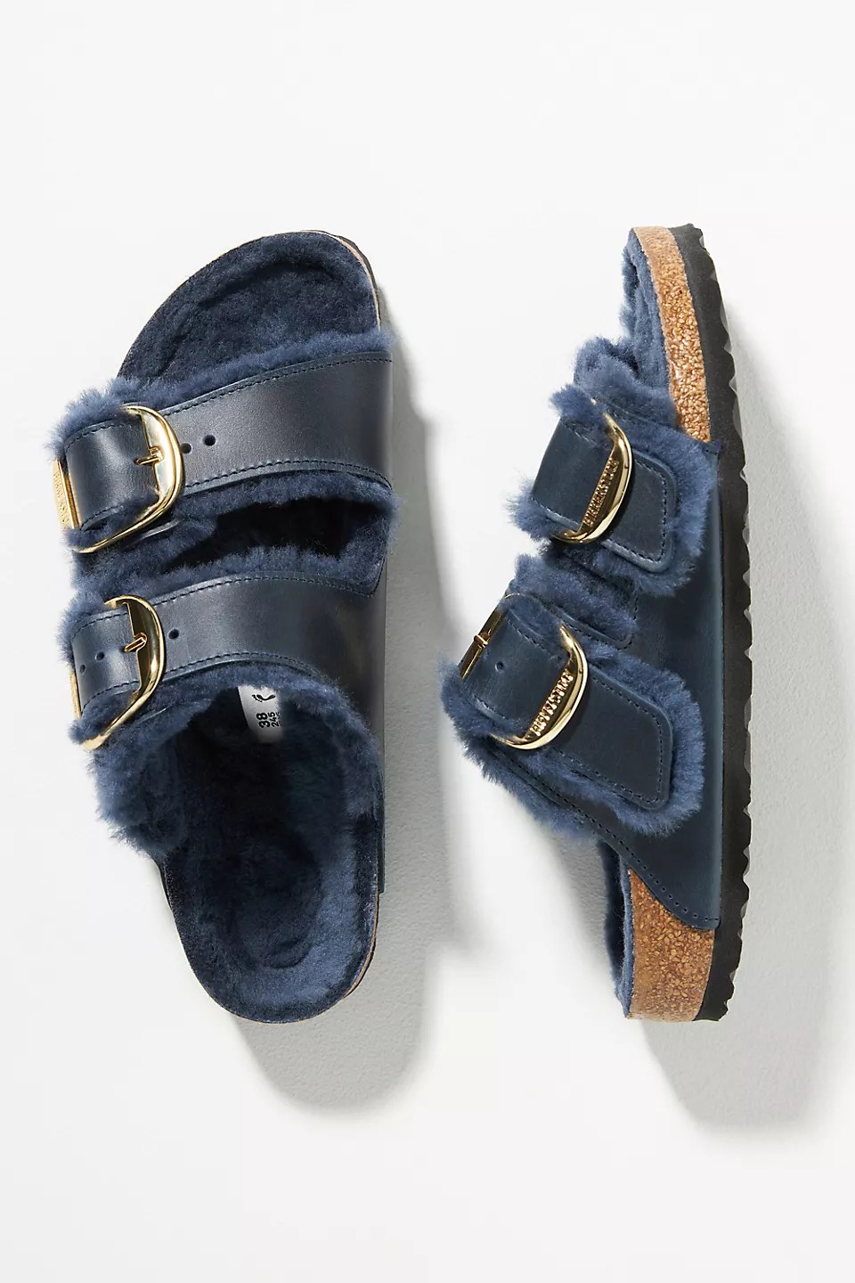 navy blue birkenstock arizona sandals