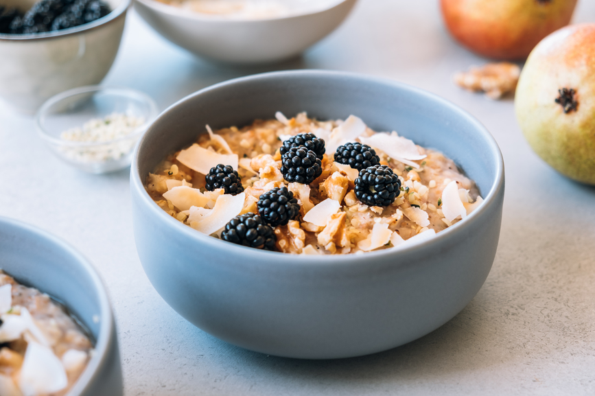 fuel the body during winter bowl of oatmeal