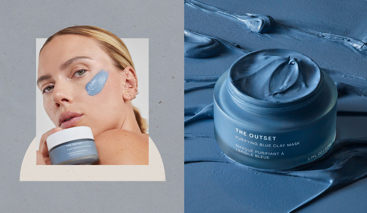 the outset blue clay mask