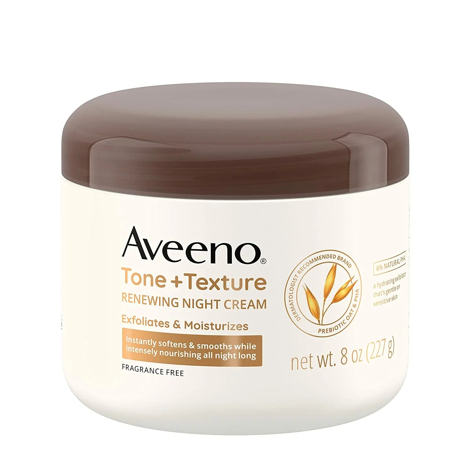 Aveeno Tone + Texture Renewing Body Night Cream
