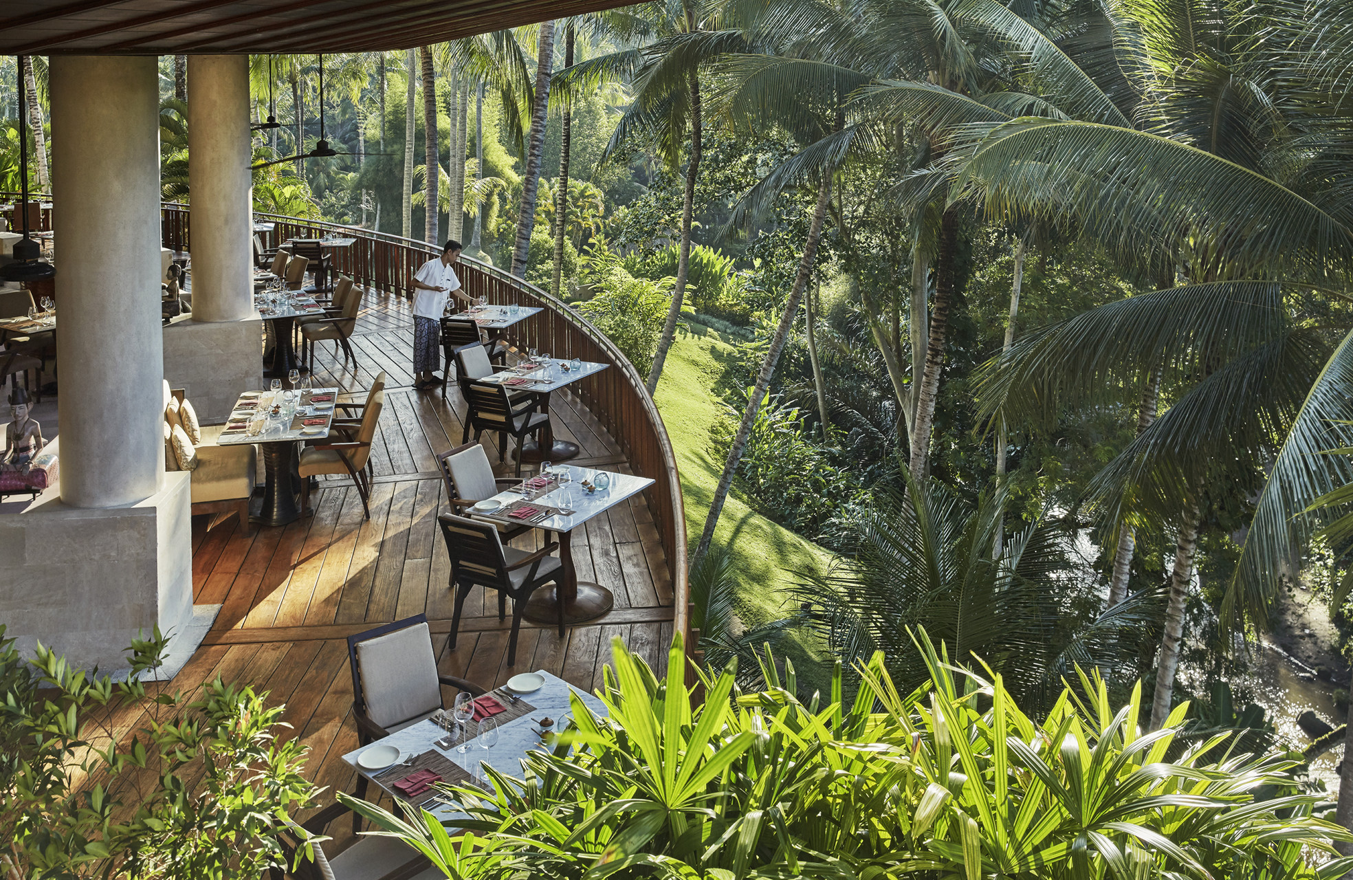 „Ayung Terrace“ restoranas „Four Seasons Bali Sayan“.