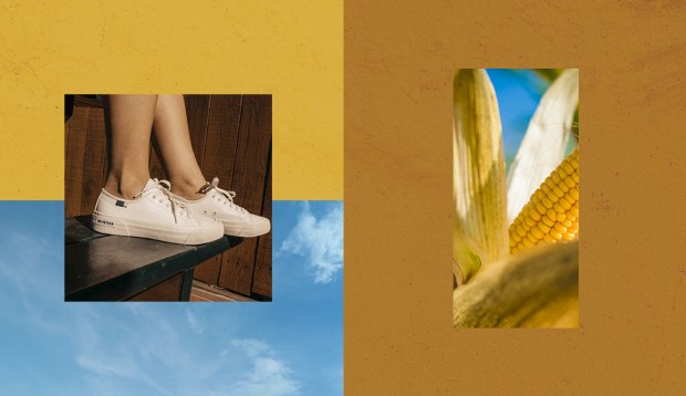 The Secret Ingredient Behind My New, Go-With-Everything Spring Sneakers? It's Corn!
