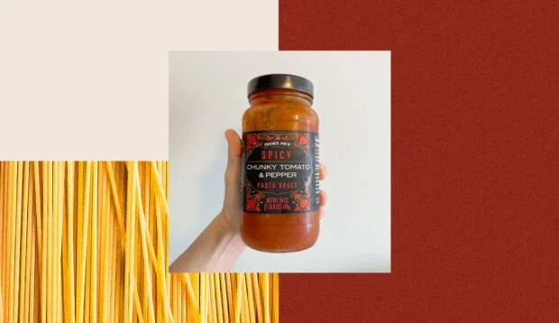 Trader Joe’s Spicy Chunky Tomato & Pepper Pasta Sauce