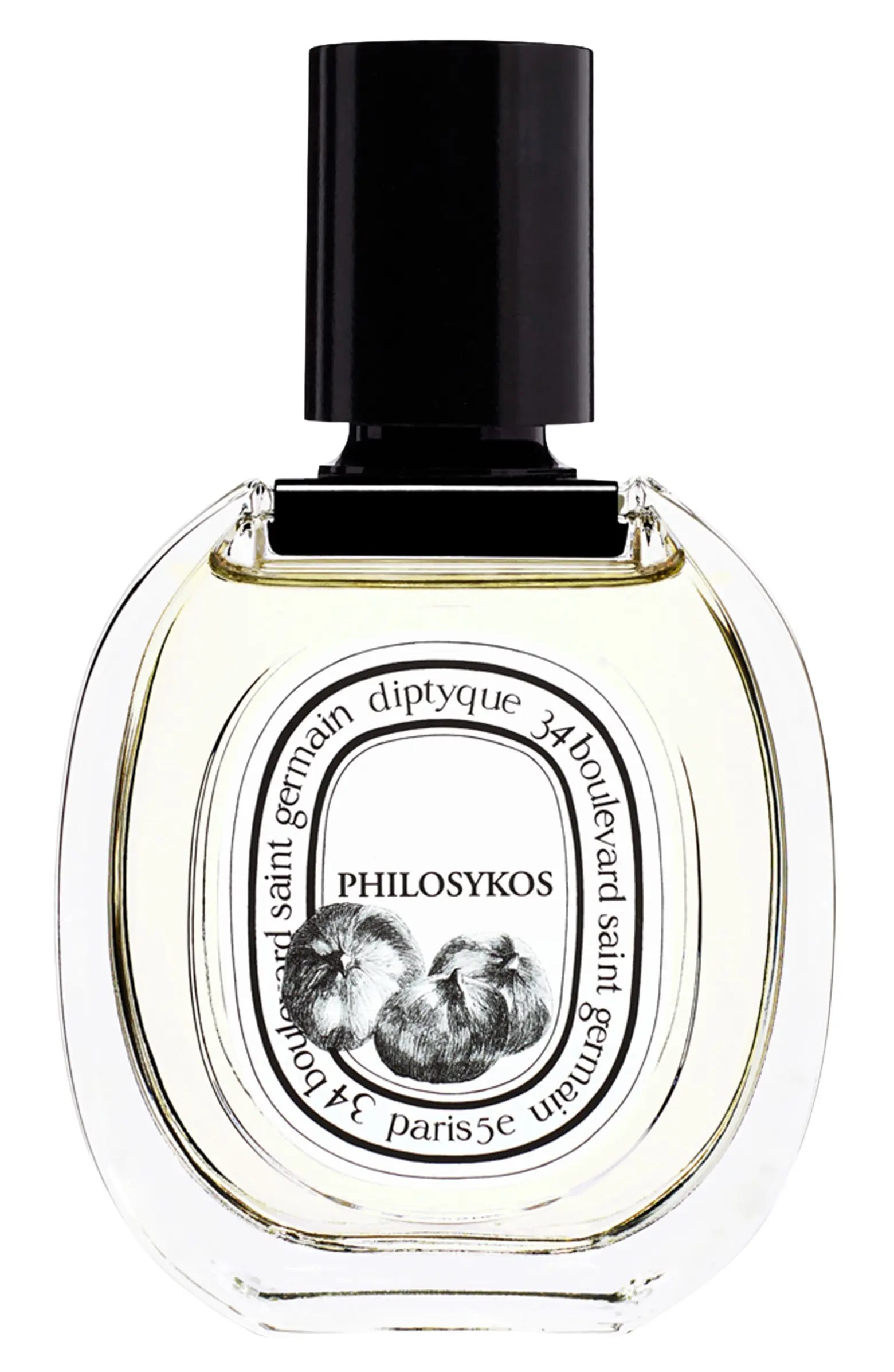 diptyque philosykos perfume, a vacation scent inspired by greece, on a white background.
