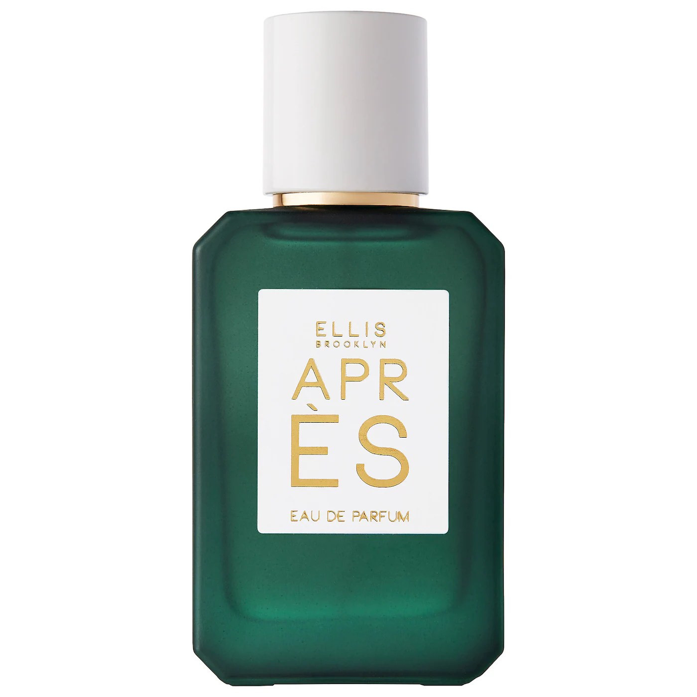 ellis brooklyn apres perfume, a vacation scent, on a white background