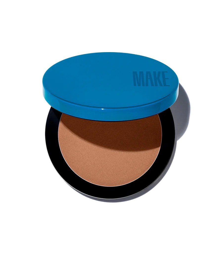 make beauty skin mimetic bronzer on a white background