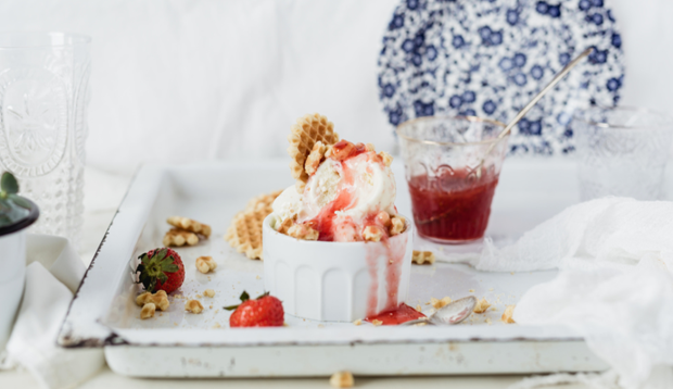 You’re Only 3 Ingredients Away From This Strawberry Cheesecake ‘Nice Cream’ Packed With 20 Grams...