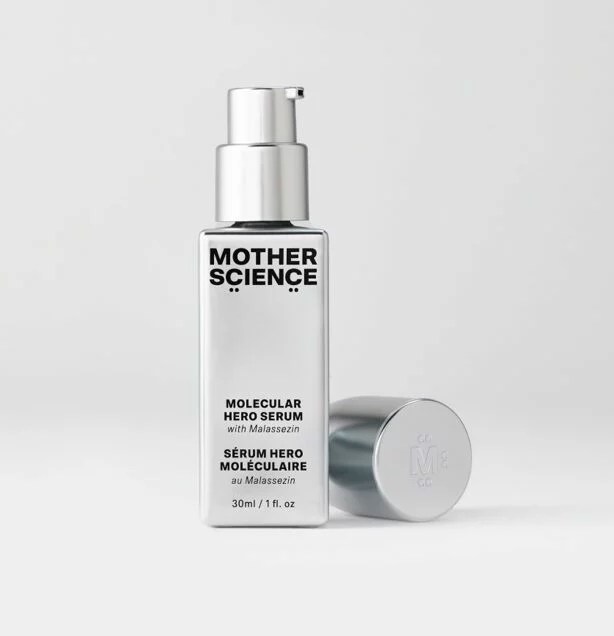 A bottle of Mother Science Molecular Hero Serum.