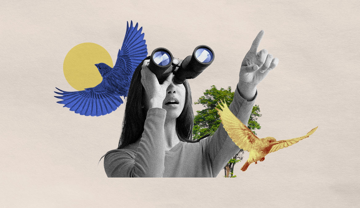 Grab Your Binoculars—Bird-Watching Is Now a Gen Z-Approved Way To Unplug and Better Your Mental...
