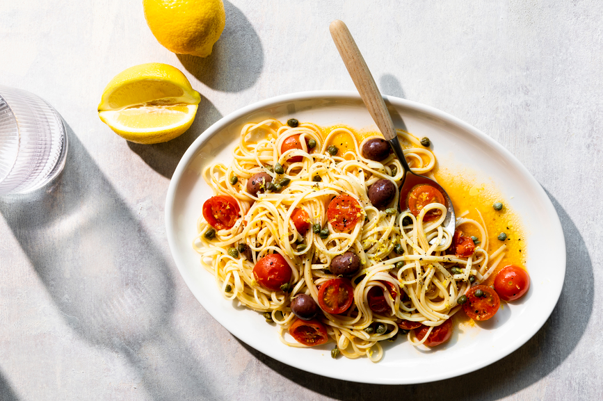 lemon recipe pasta tomatoes