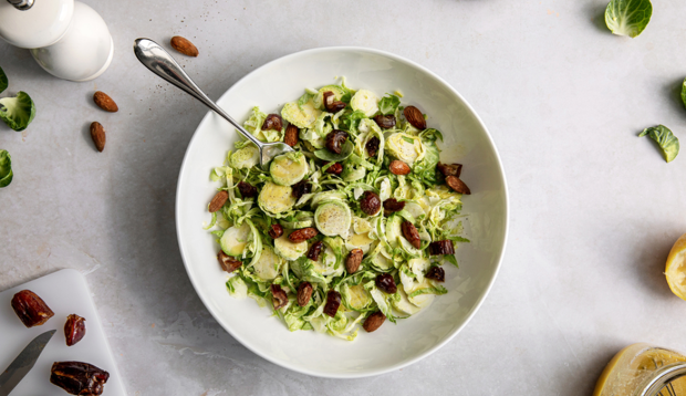 Every Ingredient in This Brussels Sprout and Crispy Quinoa Caesar Salad Will Boost Your Digestion