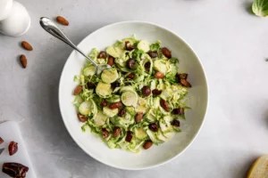 Every Ingredient in This Brussels Sprout and Crispy Quinoa Caesar Salad Will Boost Your Digestion