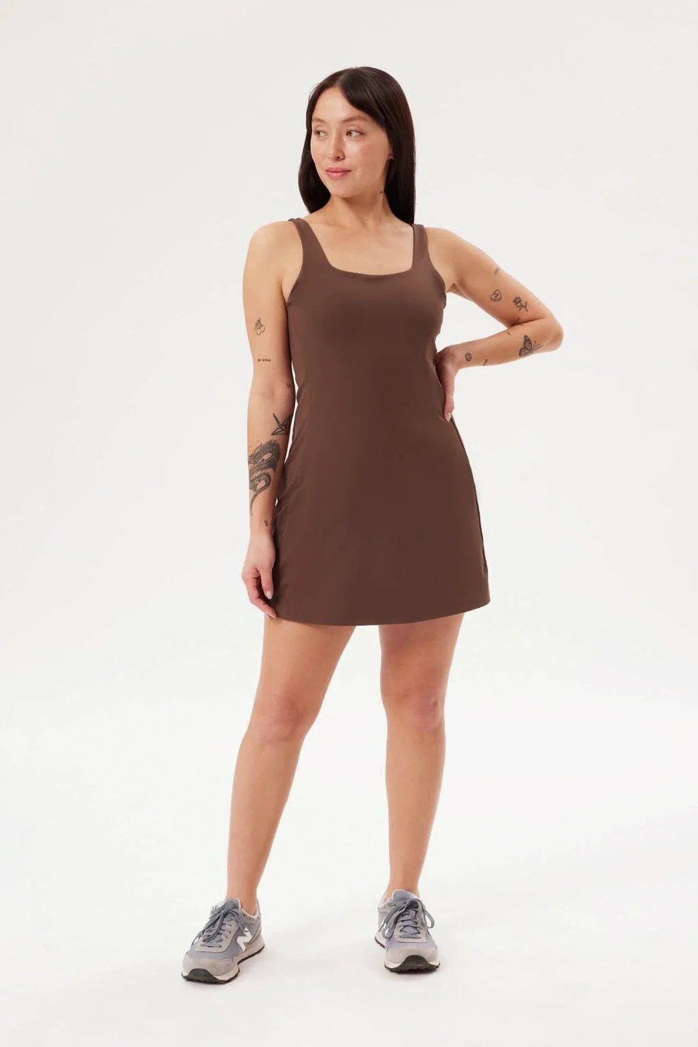 girlfriend collective earth tommy dress