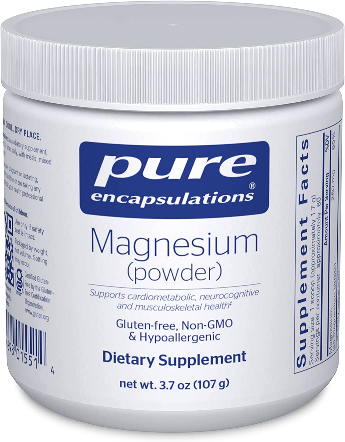 pure encapsulations magnesium powder