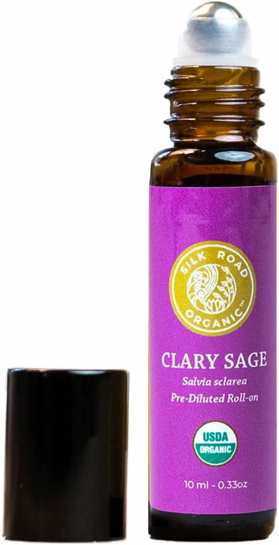 Silk Road Organic Clary Sage Essential Oil Roll On