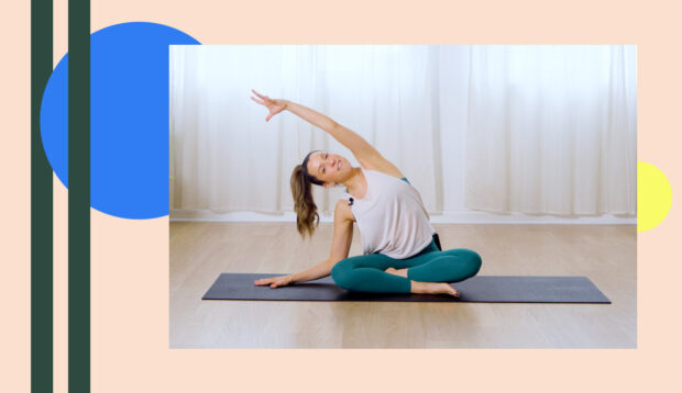 This *Twist* on a Figure Four Stretch Series Turns the Hip Opener Into a Full-Body...