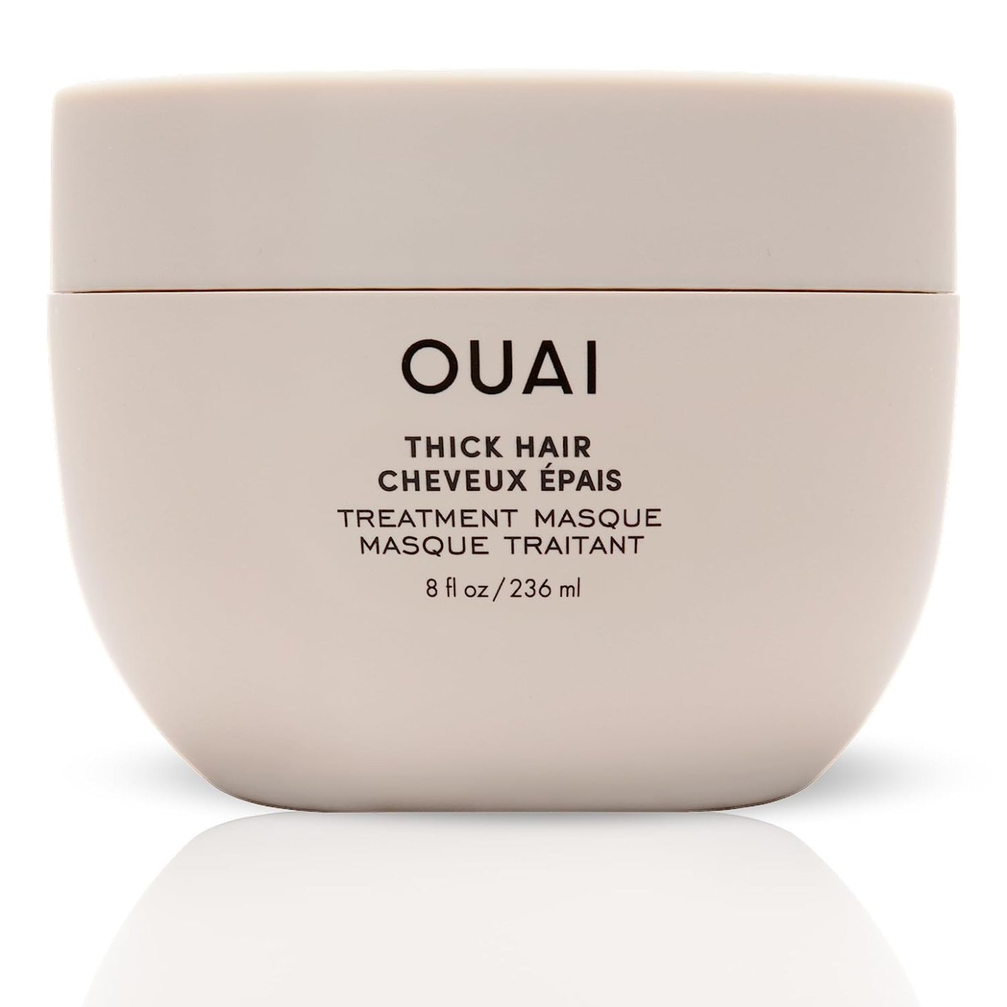 A jar of OUAI thick hair treatment masque, on sale during prime big deal days