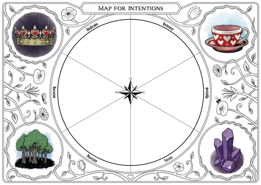 A casting mat template used for charm casting.