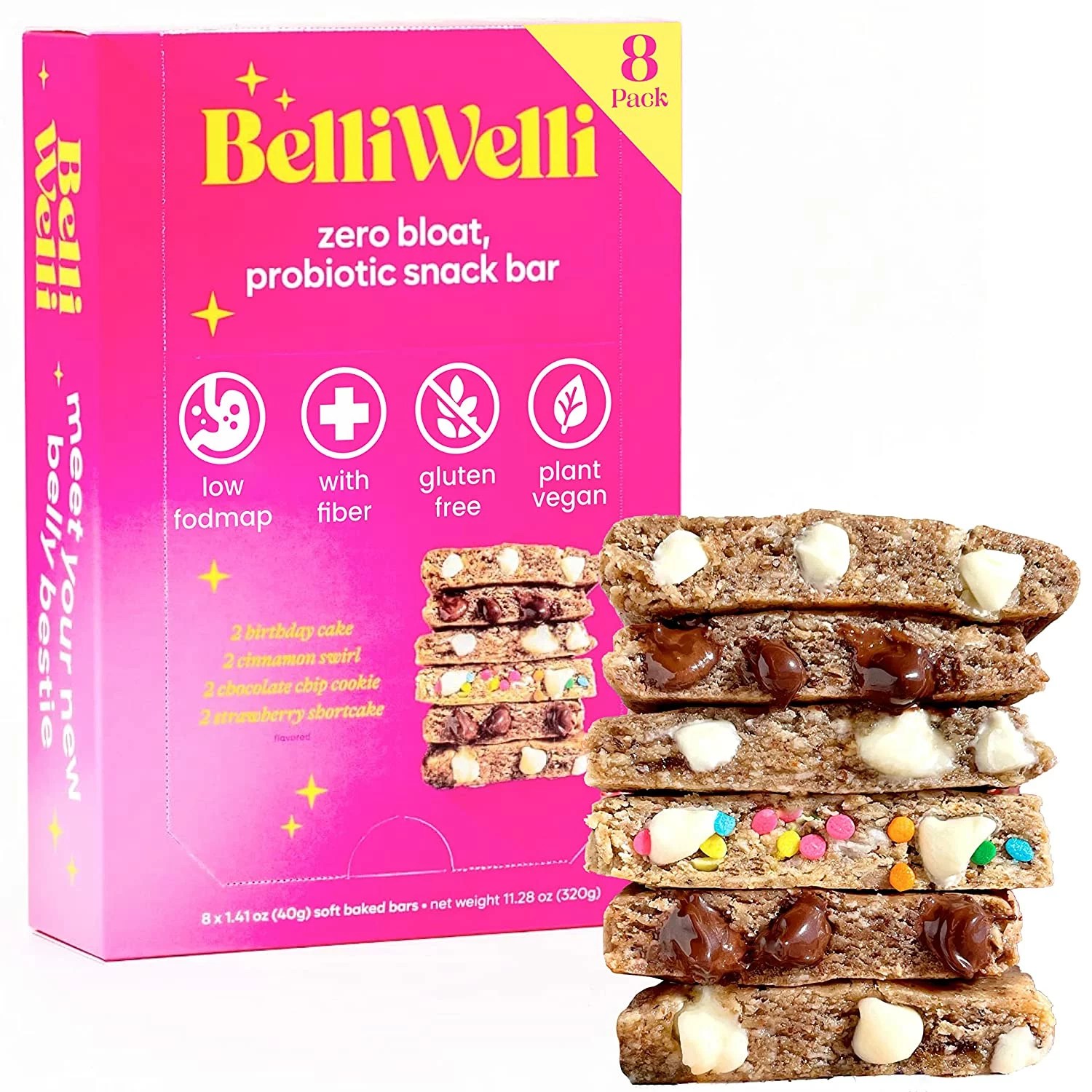 belliwelli soft baked probiotic snack bar