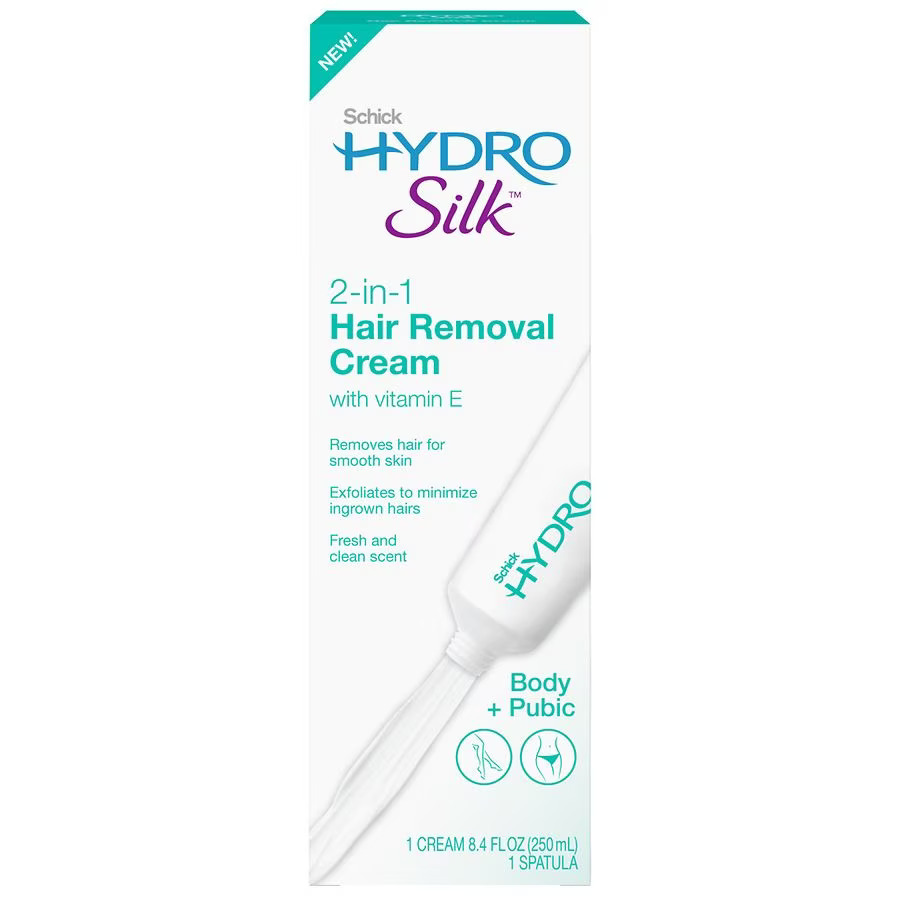 schick hydro silk hair removal cream