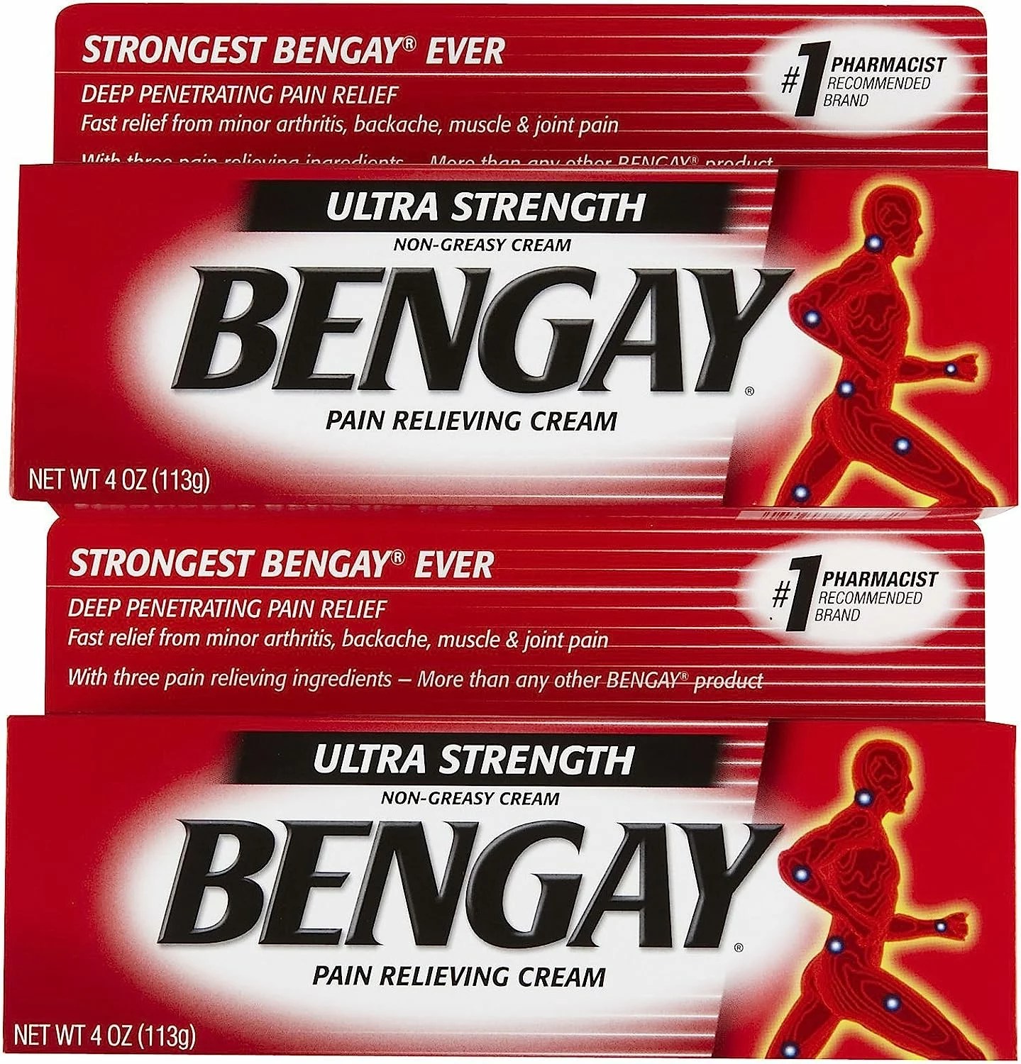 bengay pain relieving cream for chronic back pain, recommended by chiropractors