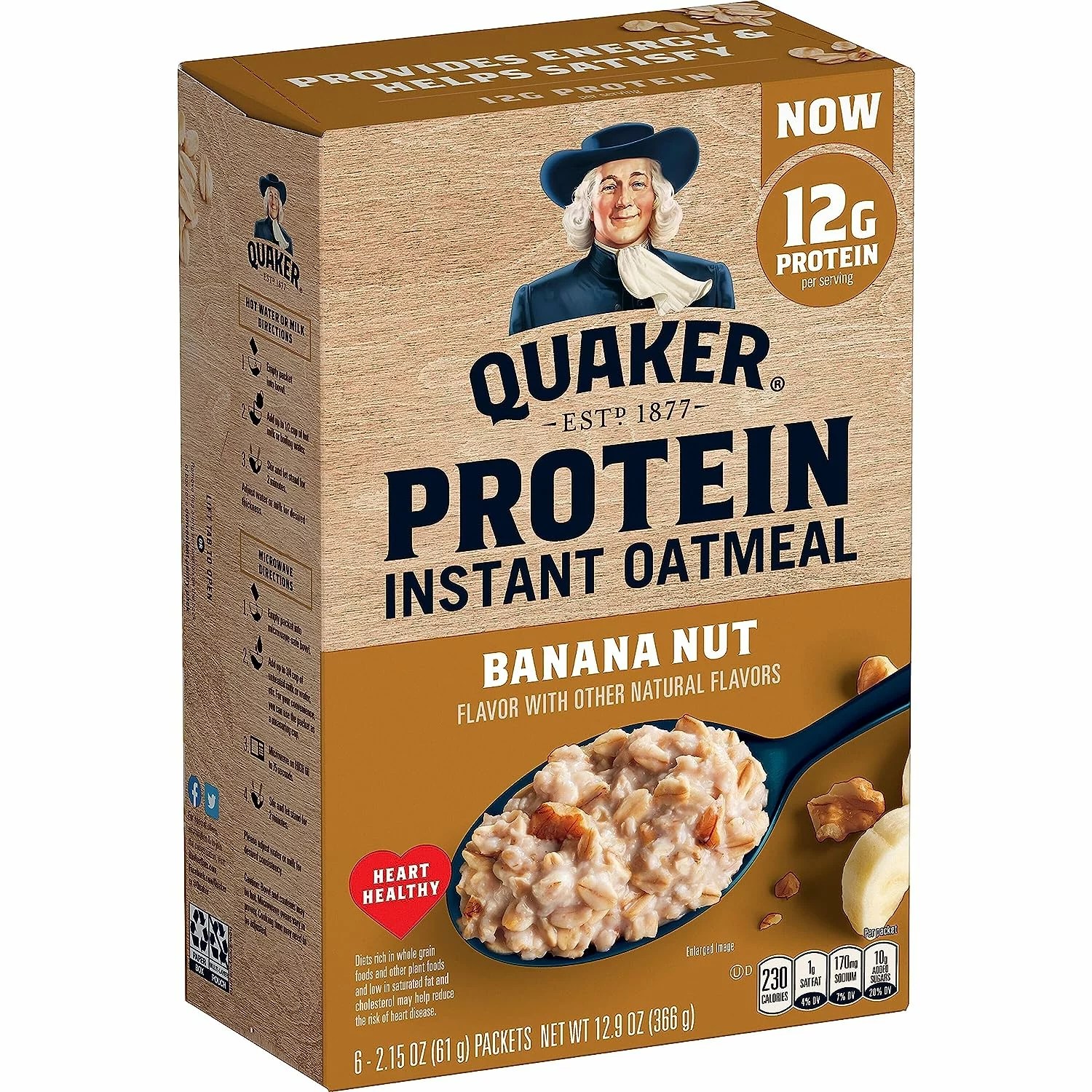 quaker protein instant oatmeal