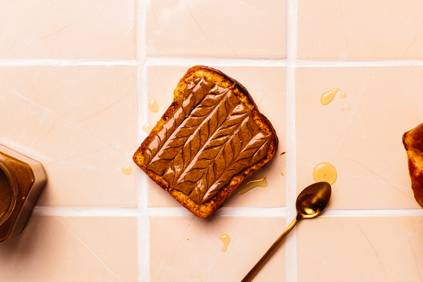 longevity morning routine peanut butter toast