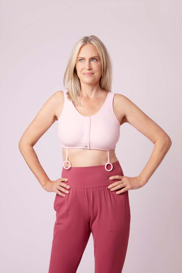 masthead pink mastectomy recovery bra