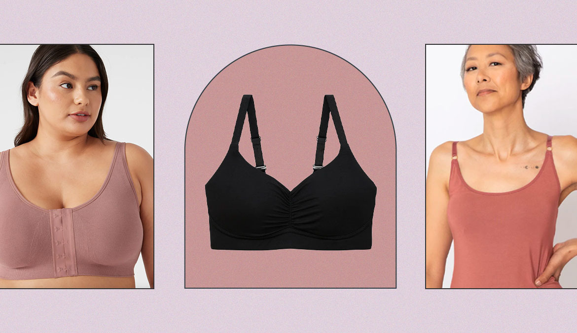 Polreta Mastectomy Bra with Pockets for Breast Prosthesis | Comfortable  Everyday Bra