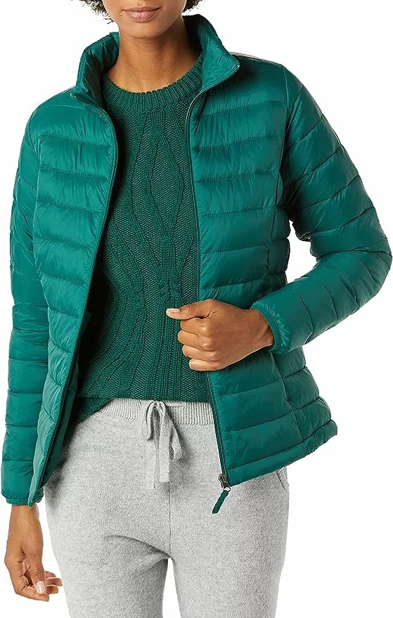 amazon essentials lightweight resistant puffer jacket