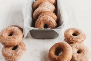 5-Ingredient Cinnamon-Sugar Baked Apple Donuts Perfect for Cozy Weather (and Coffee-Pairing)