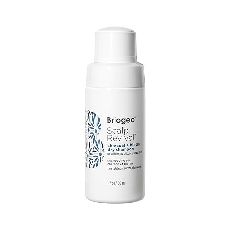 A bottle of briogeo scalp revival dry shampoo, on sale for prime big deal days