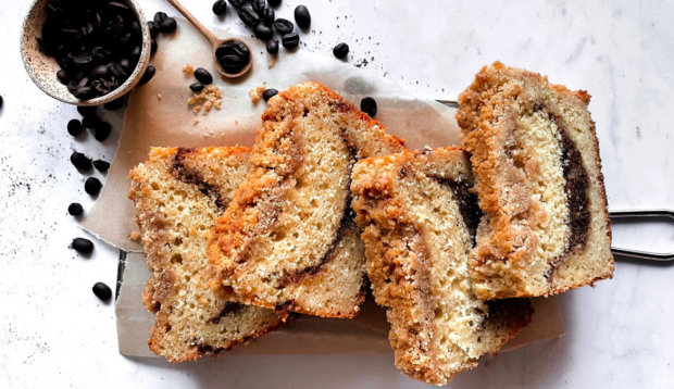 This Gut-Friendly, Extra Creamy Cold Brew Coffee Cake Is Ready To Energize Your Mornings