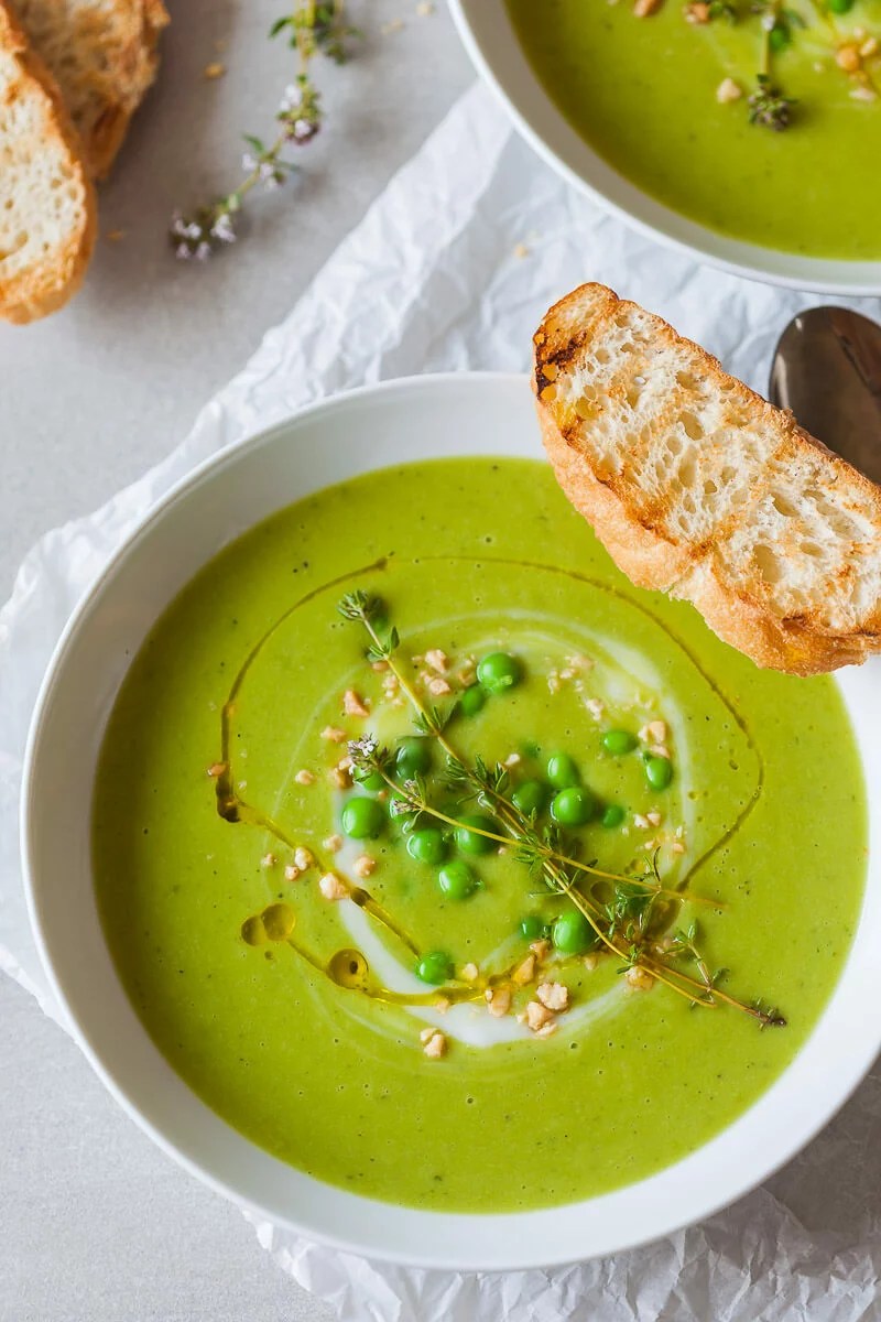 vegan pea soup winter soups recipe