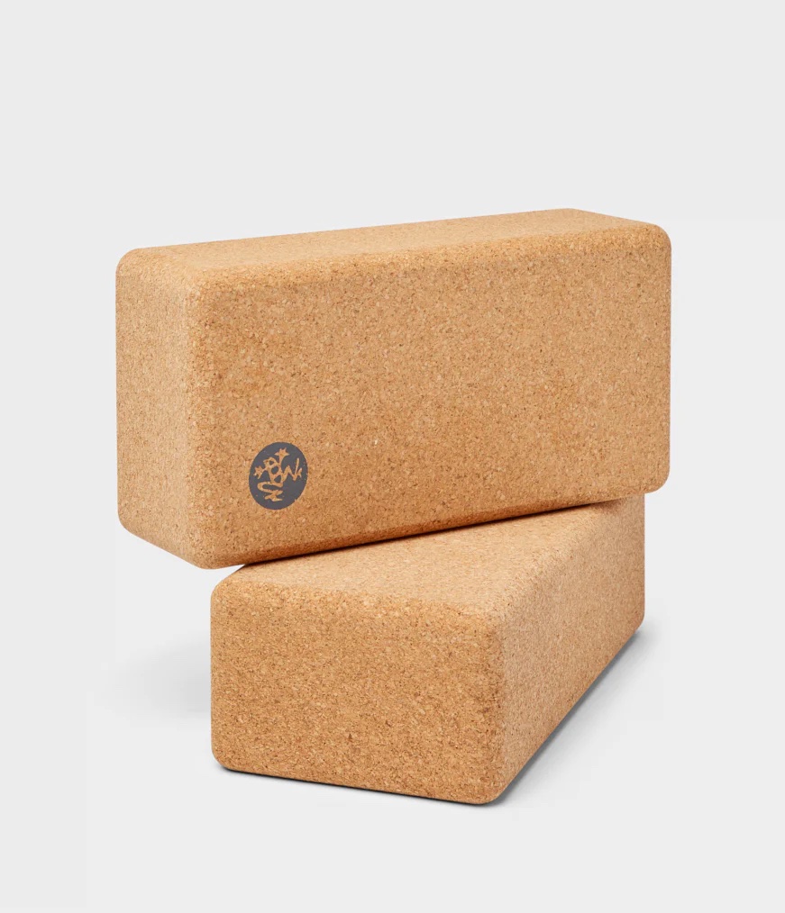 Manduka Lean Cork Yoga Block (2-Pack)