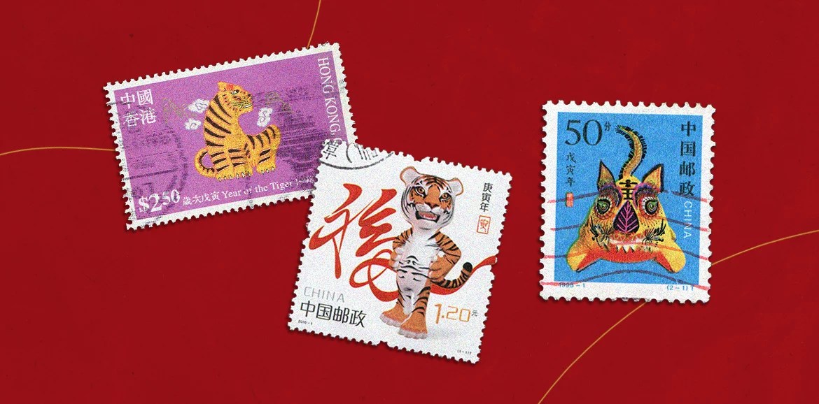 Chinese zodiac tiger year of the dragon